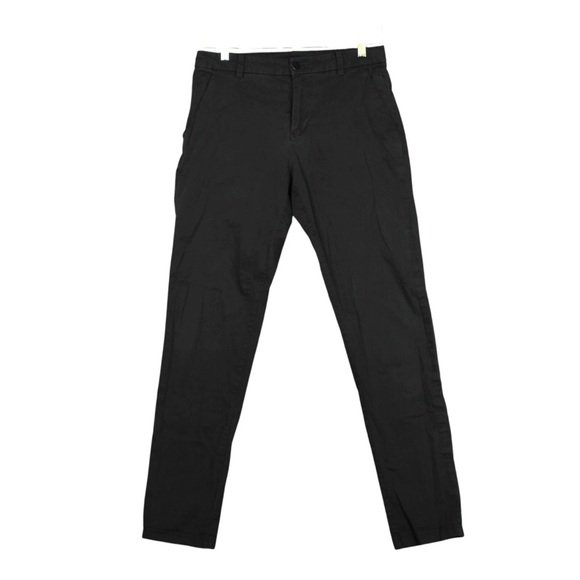 Lululemon Pants Mens 30 Black Commission Chino Classic Fit ABC Stretch 32x31 - Picture 1 of 11